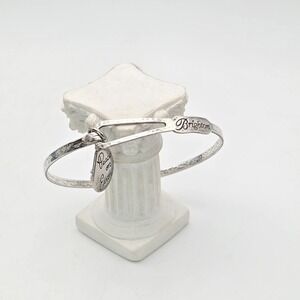 BRIGHTON Art & Soul Collection Bracelet 'Peace on Earth' Gold & Silver Plate 8"